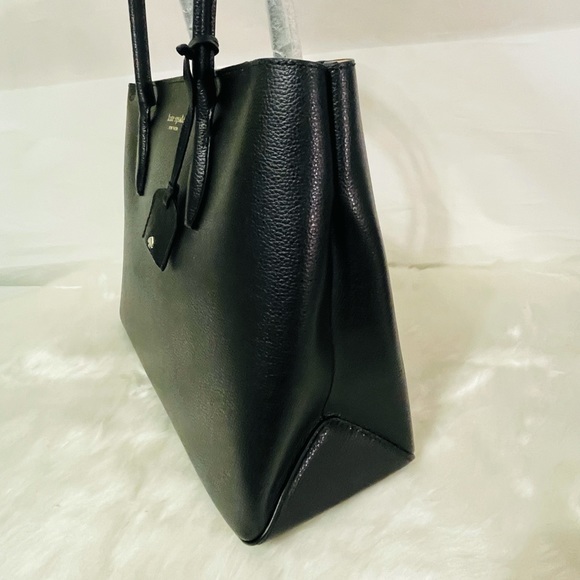 NWT Kate Spade Eva medium black handbag Satchel - Picture 10 of 14